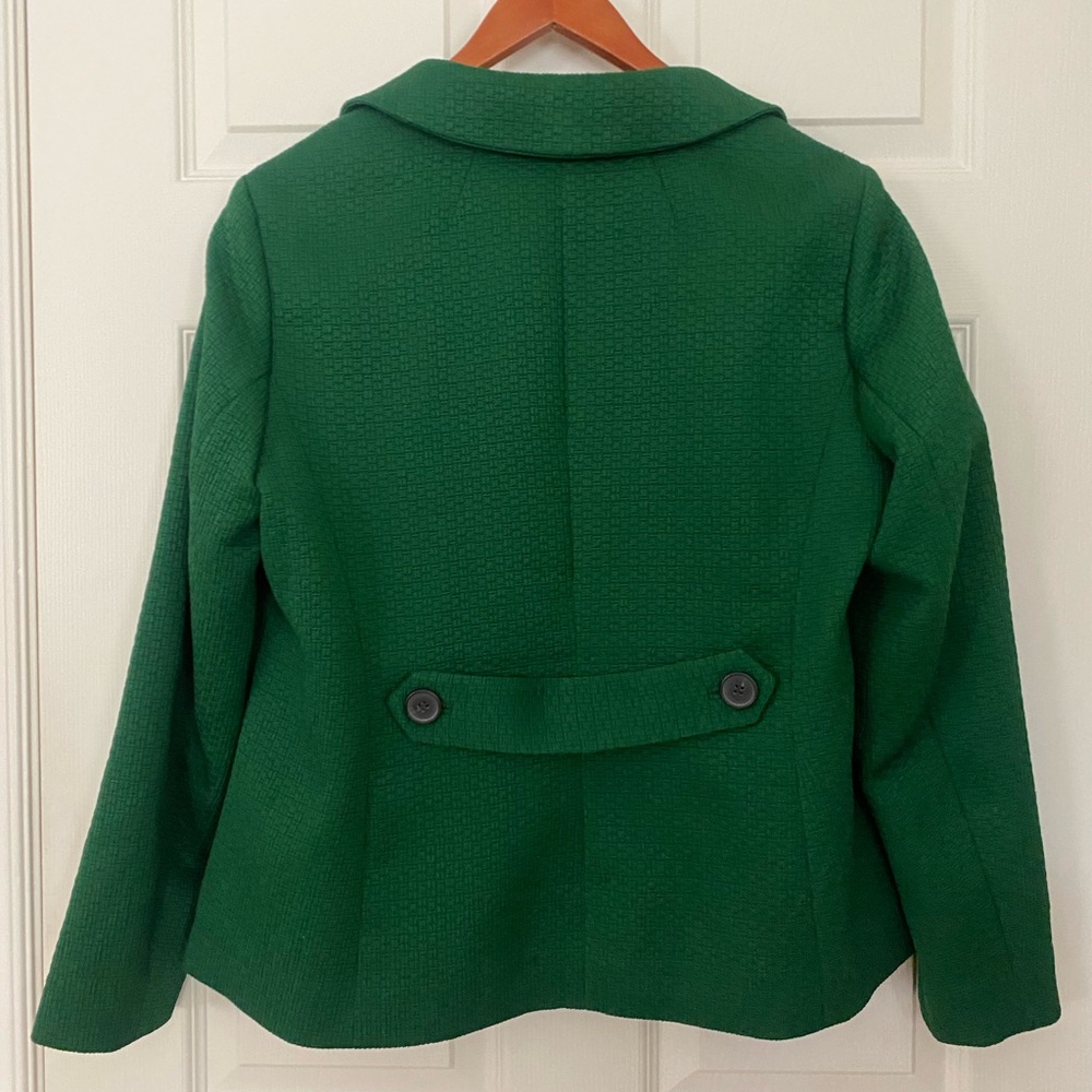 Talbots Classic Green Blazer - image 3